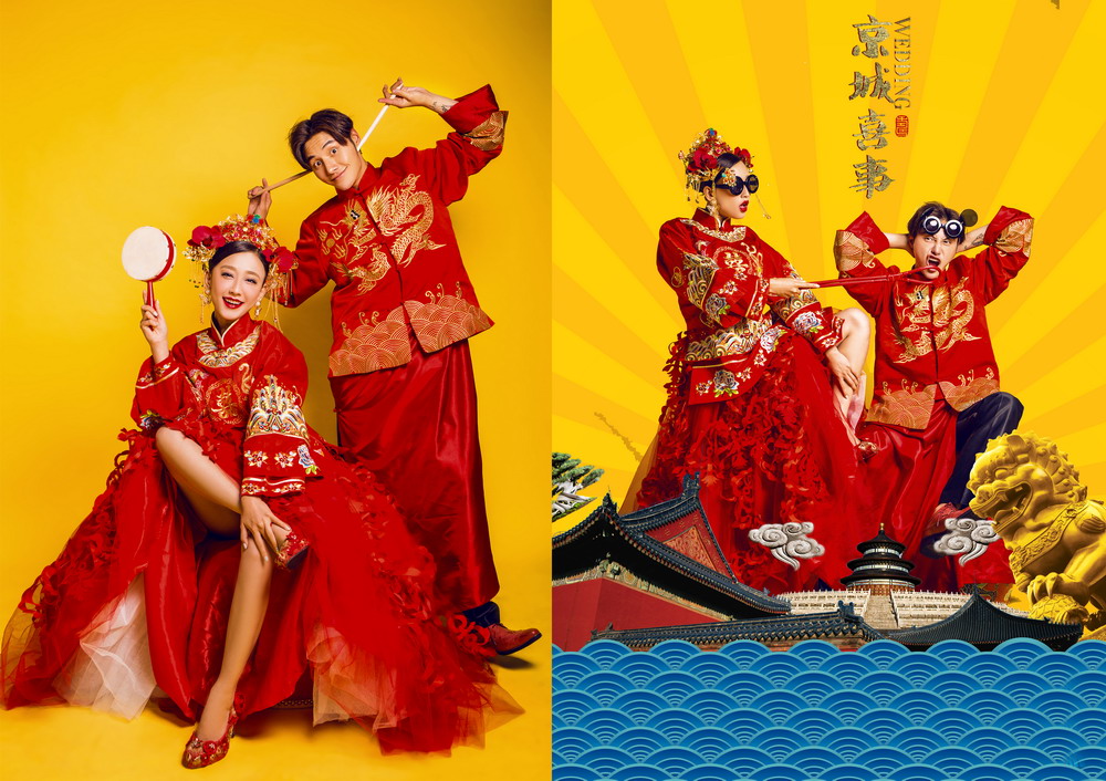 婚纱造型照片_个性内景婚纱照造型_婚纱照风格个性